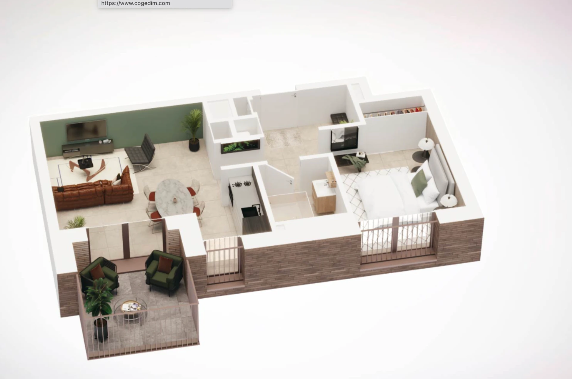STUDIOS — 43 m²